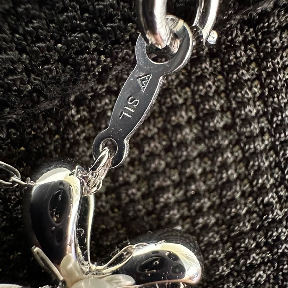 Authentic Mikimoto Cross with Pearl sterling silver .925 Necklace - Picture 6 of 9